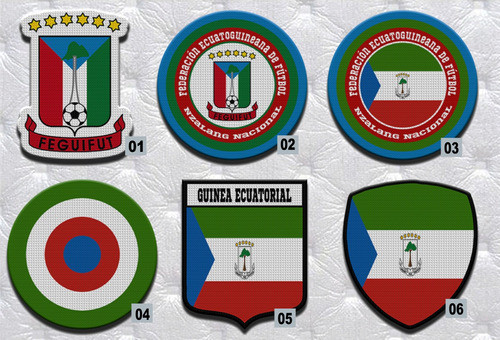Parche Termoadhesivo Escudo 7,5 Cm Seleccion Guinea Ecutoria 0