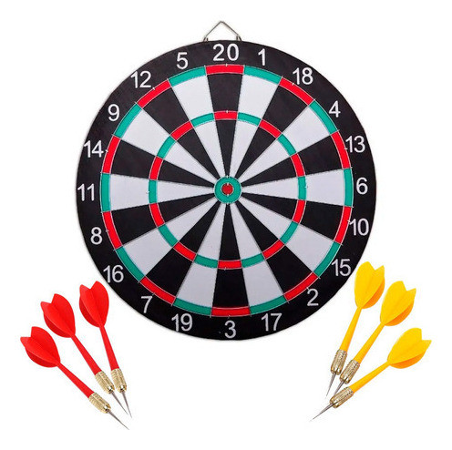Tablero Con Dardos Juego Juguete Pared Colgar Tiro Al Blanco 0