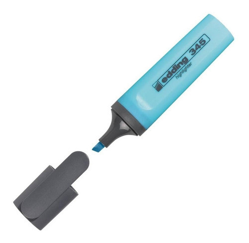 Resaltador Edding 345 Color Celeste 0