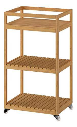 Organizador Carrito Importado  3 Estantes Ruedas Premium 0