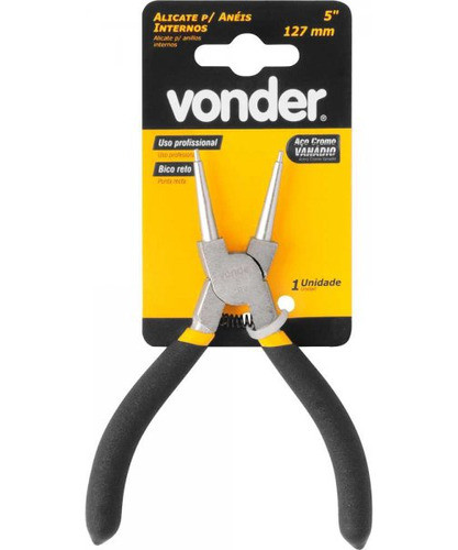 Alicate Anéis Elasticos Interno Bico Reto 5  Vonder 0