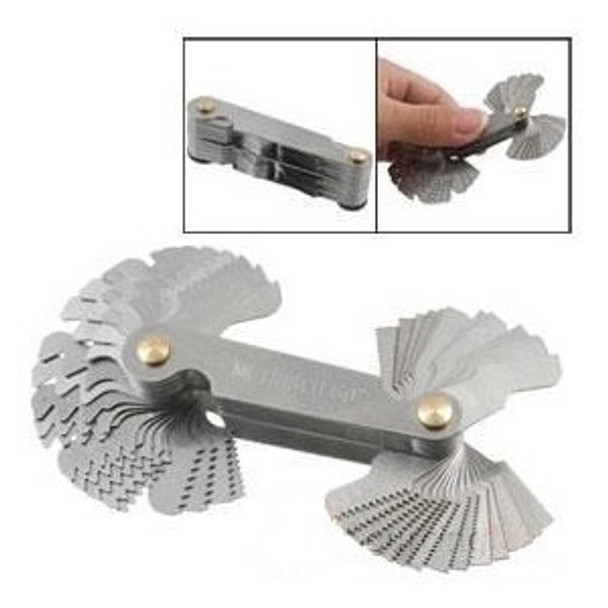 Plantilla Peine Medidor Rosca 52 Hoja Metrica - Whitworth K. 0