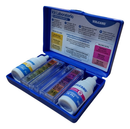 Test Kit  Medidor De Ph Y Cloro Vulcano 0