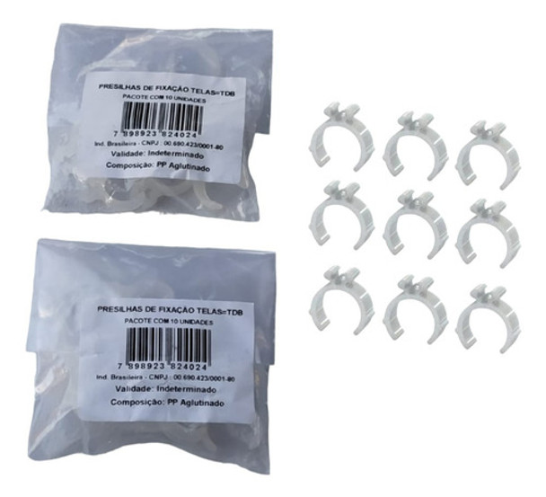 Presilha Original Para Tecido Painel Tela Magica Kit Com 50 0