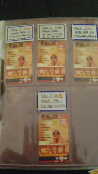 Tarjeta Telefonica Coleccion Telecom Call I G 4c Usada 1 0