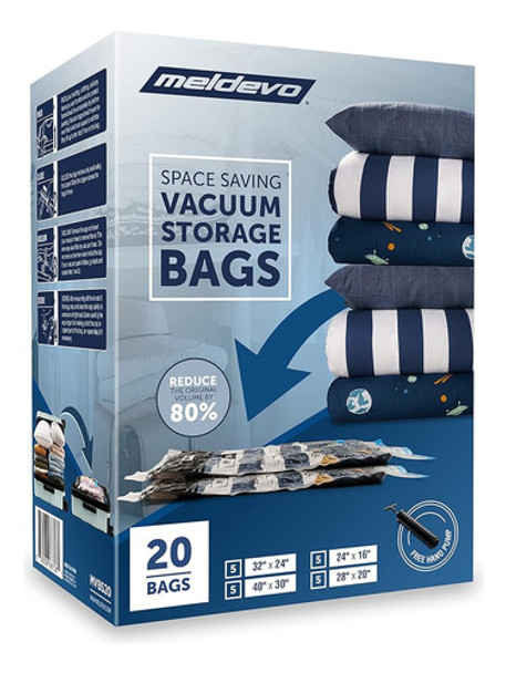 Paquete De 20 Bolsas Selladoras Al Vacío Premium - Bolsas De 0 Paquete De 20 Bolsas Selladoras Al Vacío Premium - Bolsas De 0