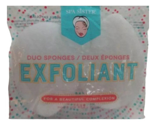 Esponjas Exfoliantes Reutilizables Spa Sister,x2, Imp.de Usa 0