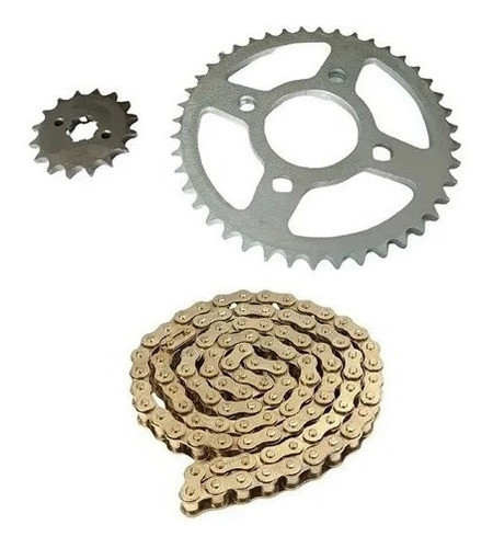 Kit Corona Piñon Cadena Dorada Brava Nevada 110 125 Cuota 0