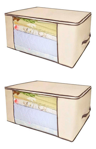 Kit 2 Organizadores Multiuso Roupas Edredom Cobertor 0