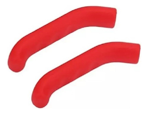 Protector De Manija De Freno De Silicona Para Bicicleta Rojo 0