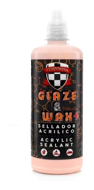 Sellador Acrilico Ternnova Glaze & Wax Plus 500ml Cera Auto 0
