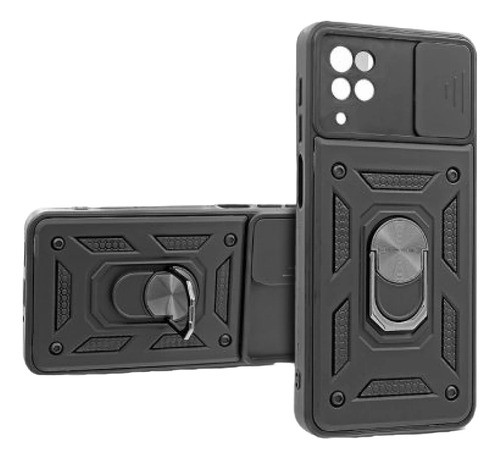 Estuche Protector Para Samsung A12 Camring 3 En 1 0