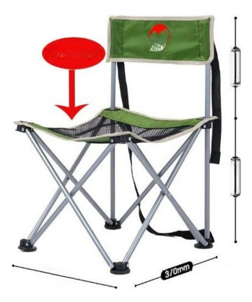 Portátil Al Aire Libre Plegable Silla Camping Plegable Asien 0