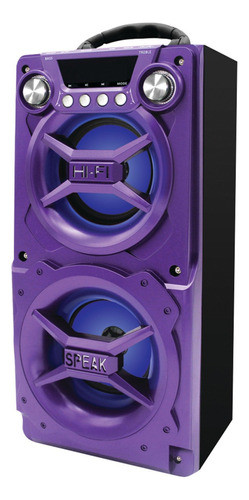 Altavoz Port&aacute;til Con Bluetooth, Sylvania, Prpura 0