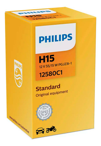 Lampara Philips Halogena H15 12v 55/15w 0