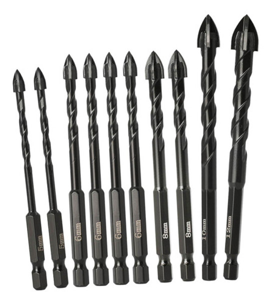 Conjunto De 10 Peças De Broca Helicoidal Conjunto De 0 Conjunto De 10 Peças De Broca Helicoidal Conjunto De 0