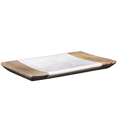 Creative Home - Bandeja De Madera Para Tocador, Mármol Y Man 0