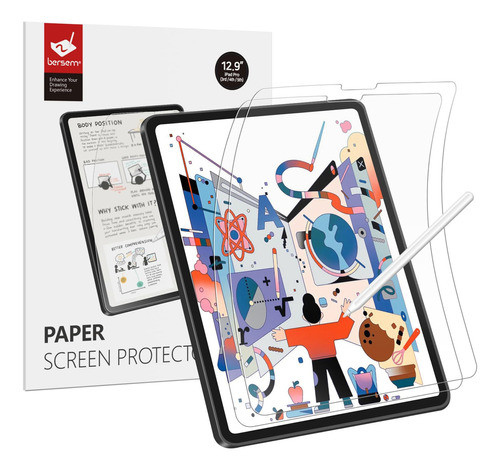Bersem Paperfeel - Protector De Pantalla Compatible Con iPad 0