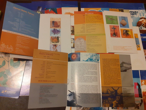 Lote 23 Avisos De Emisión Sin Estampilla. Año 2001 0