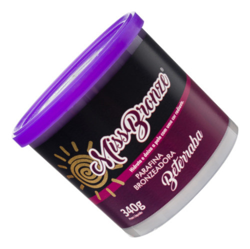 Parafina Bronzeadora Beterraba Pote 340g Missbronze 0