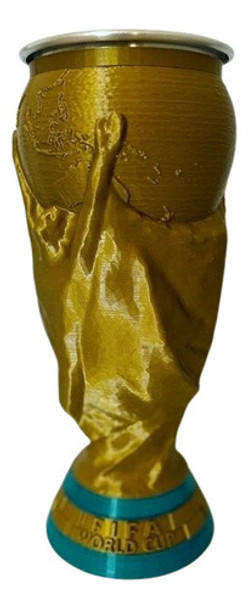 Copa Del Mundo Fernetera Impresion 3d + Vaso De Aluminio 0