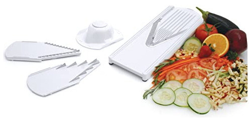 Mandolin Corte En V Juego 5 Piezas Blanco 0