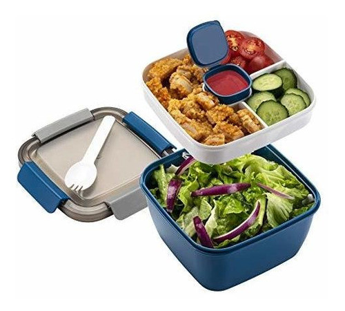 Recipiente Para Almuerzo Freshmage Con 3 Compartimentos 0