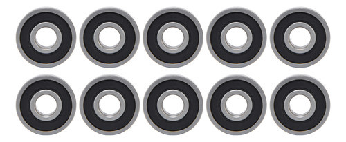 Rolamento: 10 Peças Deep Groove Ball Rubber Extra Series 0