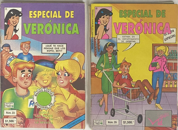Especial Verónica 6 Revistas, Lote, Ed Vid, Cl01 0 Especial Verónica 6 Revistas, Lote, Ed Vid, Cl01 0