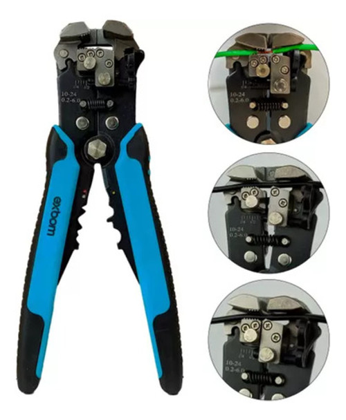Alicate Decapador De Fios E Cabos Eletricista Multifuncional 0 Alicate Decapador De Fios E Cabos Eletricista Multifuncional 0