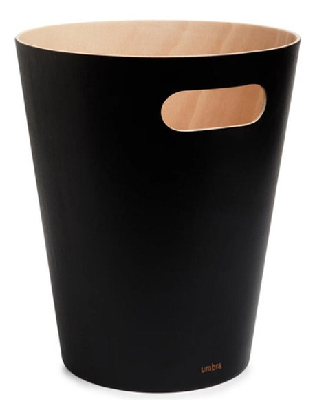 Papelera Negra 7.5l Woodrow 0