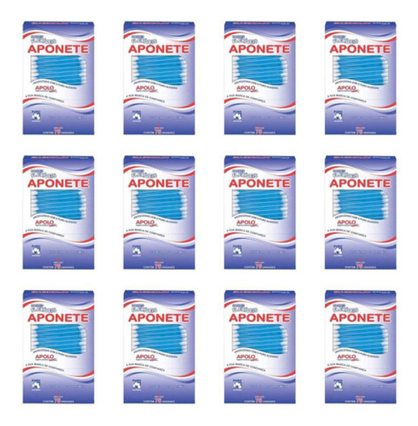 Kit C/12 Apolo Aponete Hastes Flexíveis C/75 0