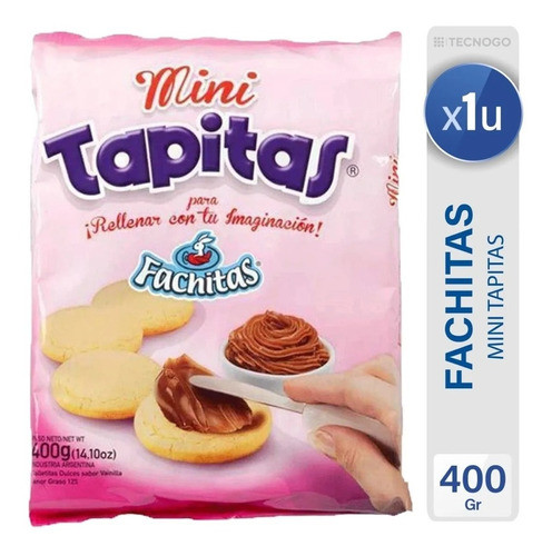 Mini Tapa De Alfajor Fachitas X 400 Grs 0