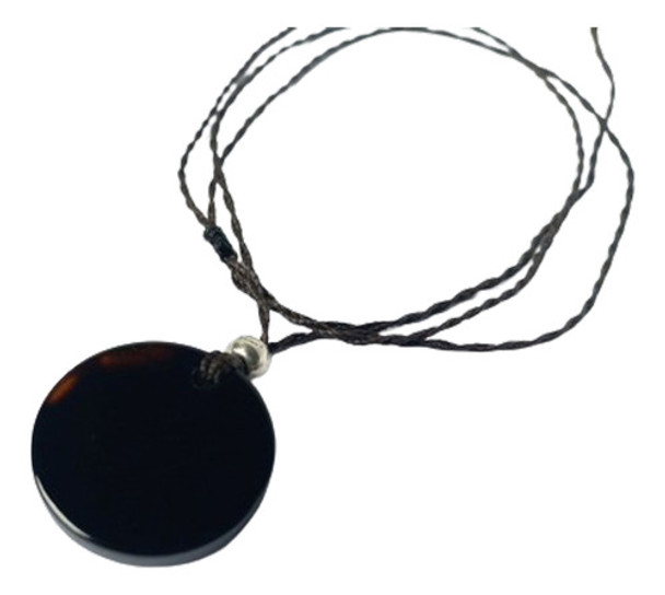 Agata Negra Protege Y Limpia Energía Negativa Collar    A275 0
