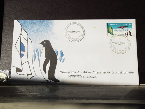 Envelope  Participação  Fab No Programa Antártico Brasileiro 0