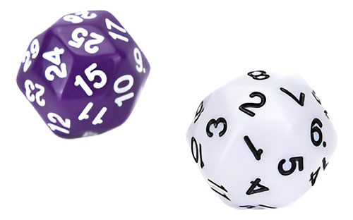 D30 Dados Opacos Colores Multi Resina Poliédrica De Lados Da 0