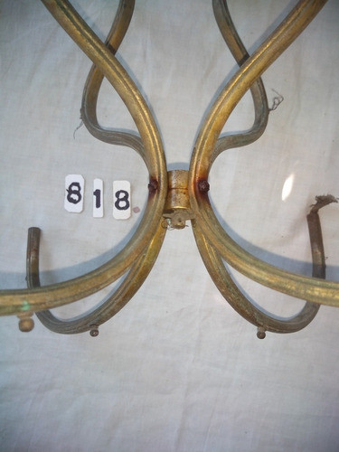 Araña De Bronce De Cuatro Brazos 0