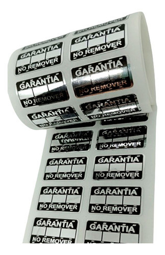 200 Etiquetas Void Plata Impresas Garantia Entrega Inmediata 0