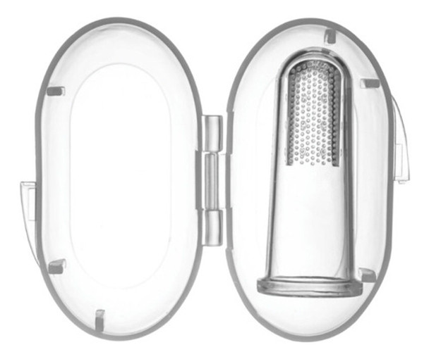 Massageador Gengiva Escova Dental Bebê Infantil Estojo Buba 0