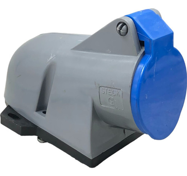 Tomada De Sobrepor Steck S-3006 16a 6h 220/240v 2p+t Ip44 0