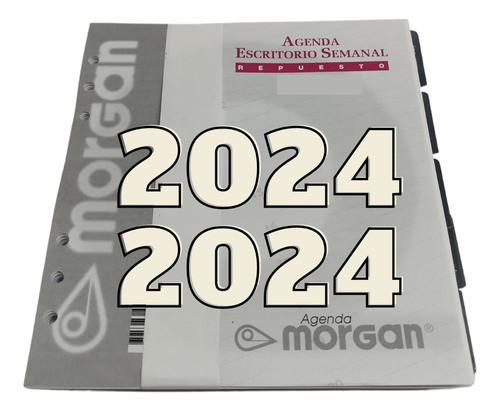 Repuesto Agenda Morgan Escritorio 2023 Semanal Completo 0