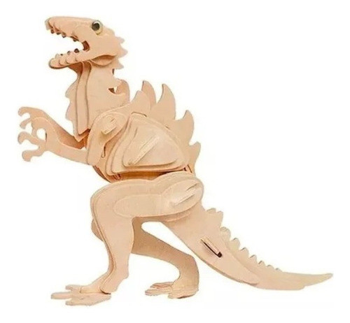 Monstruo Godzilla Para Armar Madera Rompecabezas Puzzle 3d 0