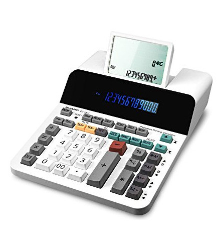 Calculadora Sharp Con Pantalla Lcd De 12 Dígitos 0