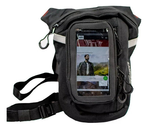 Bolso Muslera Pierna Moto Porta Celular Samurai Warrior 0
