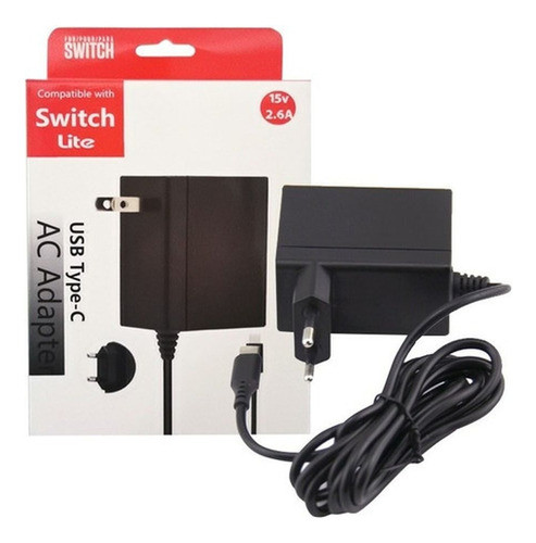 Fuente Cargador Transformador Para Nintendo Switch 15v 2,6a 0
