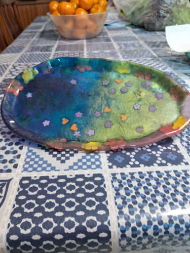 Plato Ovalado Resina 0