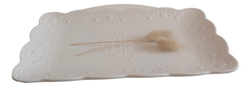 Bandeja Rectangular Porcelana Volados 0