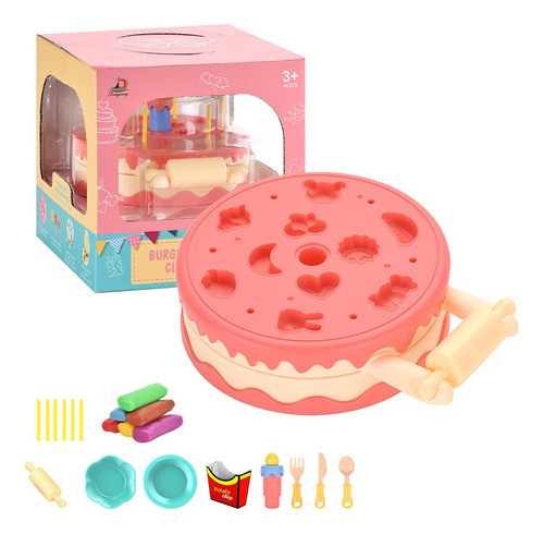 Y1m Conjunto De Brinquedos Diy Com Máquina De Hambúrgue 0