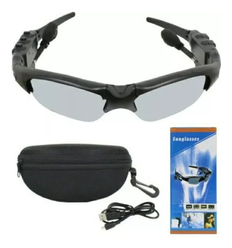 Anteojos De Sol Auricular Bluetooth Manos Libres Con Mic 0