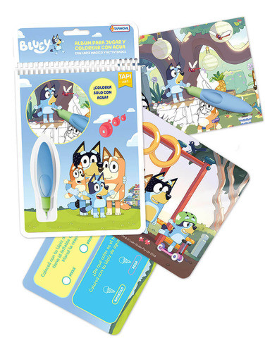 Libro Agua Wow Tapimovil - Bluey 0